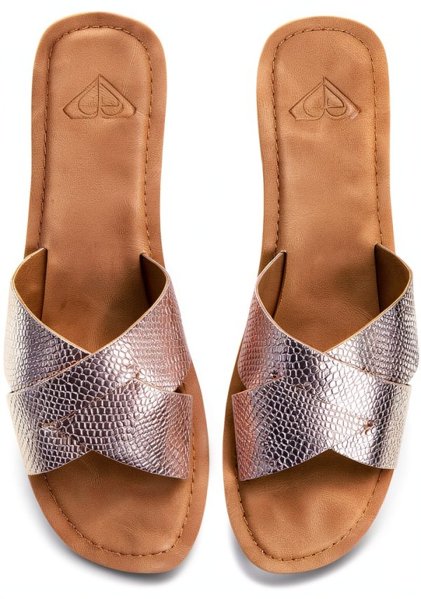 Roxy Womens Flat Sandals Slip On Comfortable Polyurethane-5