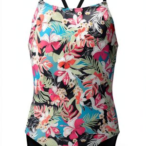 Roxy Girls One Piece Swimsuit Quick Dry Recycled Polyester-0