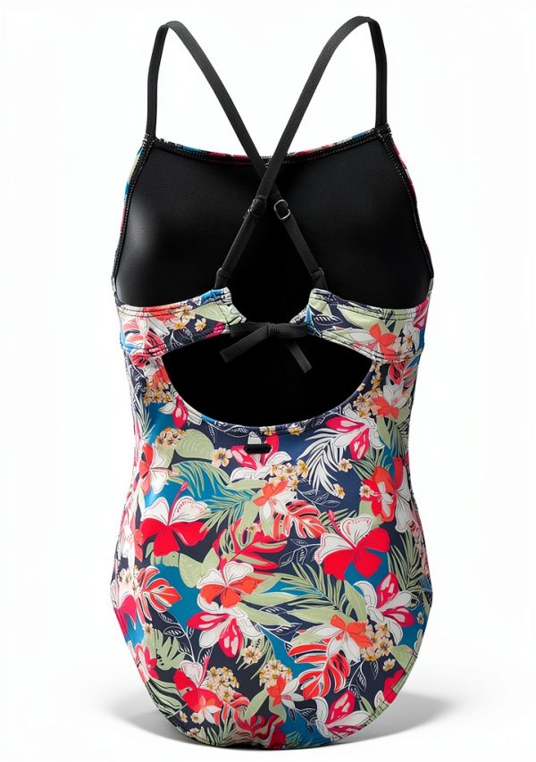 Roxy Girls One Piece Swimsuit Quick Dry Recycled Polyester-1