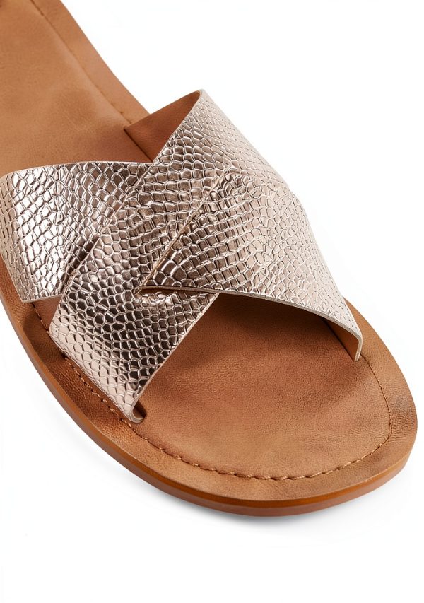 Roxy Womens Flat Sandals Slip On Comfortable Polyurethane-4