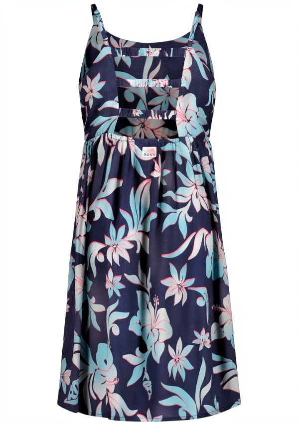 Roxy Girls Crinkle Viscose Dress Adjustable Straps Square-2