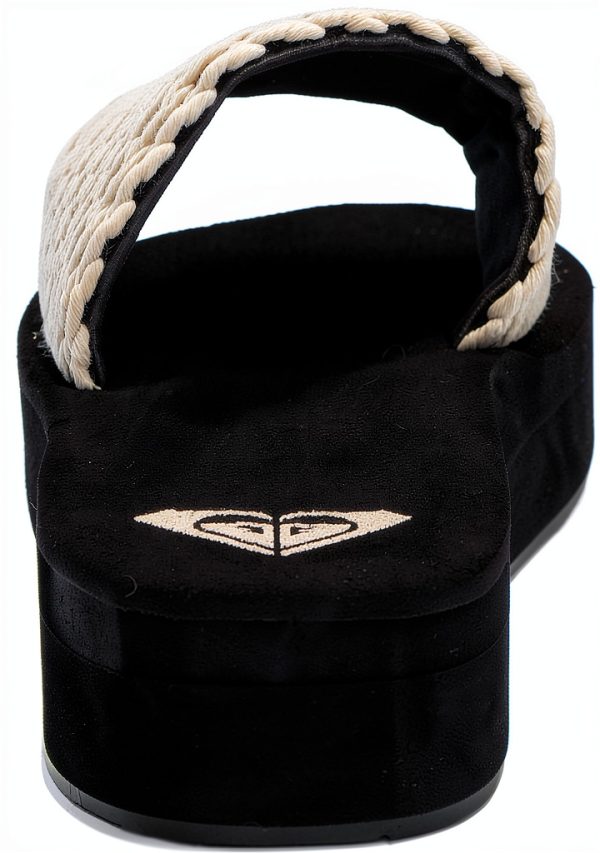 Roxy Womens Platform Sandals Crochet Textile Wedge-2