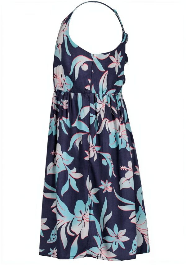 Roxy Girls Crinkle Viscose Dress Adjustable Straps Square-1