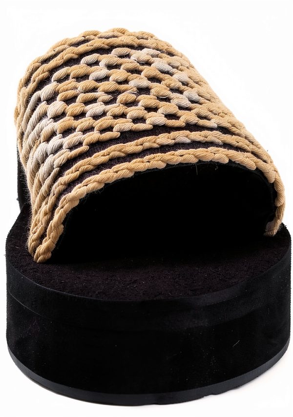 Roxy Womens Platform Sandals Crochet Textile Wedge-1