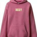 Roxy Girls Hoodie Cotton Poly Fleece Oversized Graphic-0