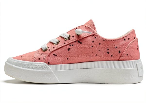 Roxy Girls Sneakers Lightweight Textile Shiny Finish-0