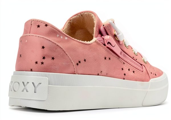 Roxy Girls Sneakers Lightweight Textile Shiny Finish-1
