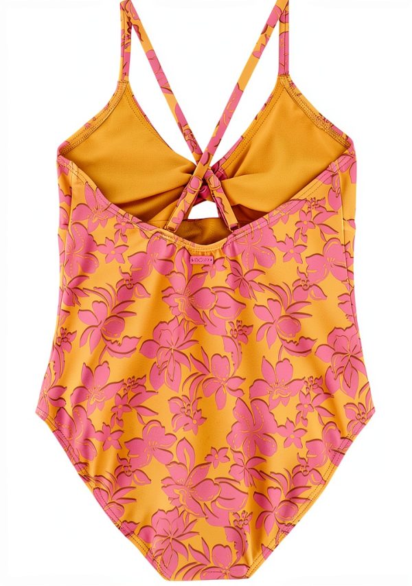 Roxy Girls One Piece Swimwear V Neck Adjustable Straps-1