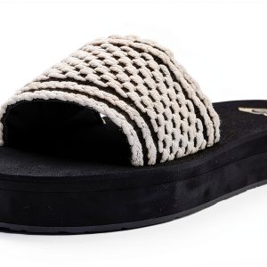 Roxy Womens Platform Sandals Crochet Textile Wedge-0