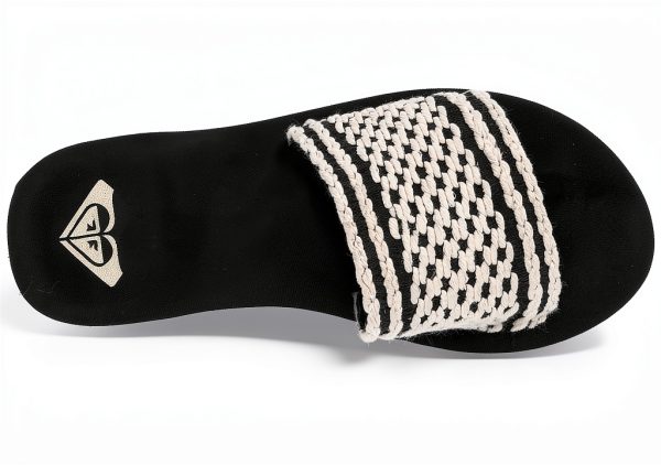 Roxy Womens Platform Sandals Crochet Textile Wedge-4