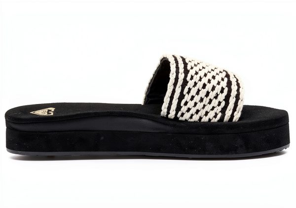 Roxy Womens Platform Sandals Crochet Textile Wedge-5