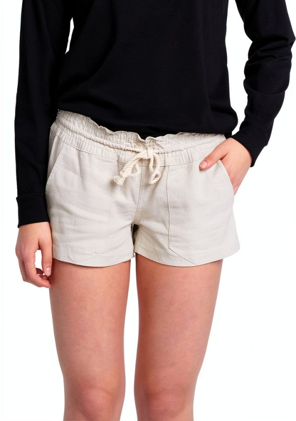 Roxy Oceanside Short Womens Linen Coverup Beach Shorts-0