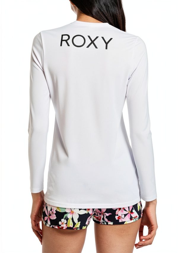 Roxy Womens Rash Guard UPF 50 Quick Dry Long Sleeve Shirt-2