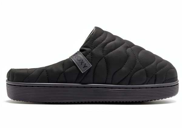 Roxy Womens Slippers Quilted Textile Comfortable Slip On-4
