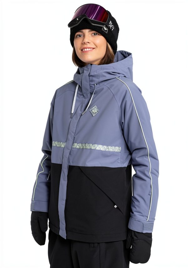 Roxy Womens Snowboarding Jacket Waterproof Breathable Hoodie-7