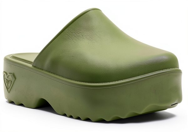 Roxy Maddy Womens Clogs Synthetic Slip On Platform-3