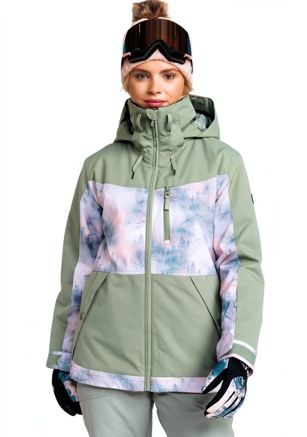 Roxy Womens Parka Waterproof Breathable Winter Jacket-0