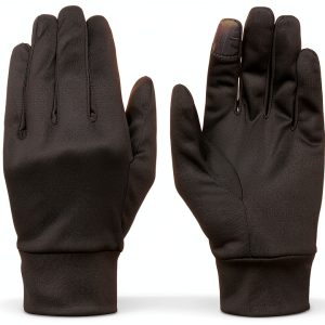 Roxy Womens Ski Gloves True Black Spandex Touchscreen-0
