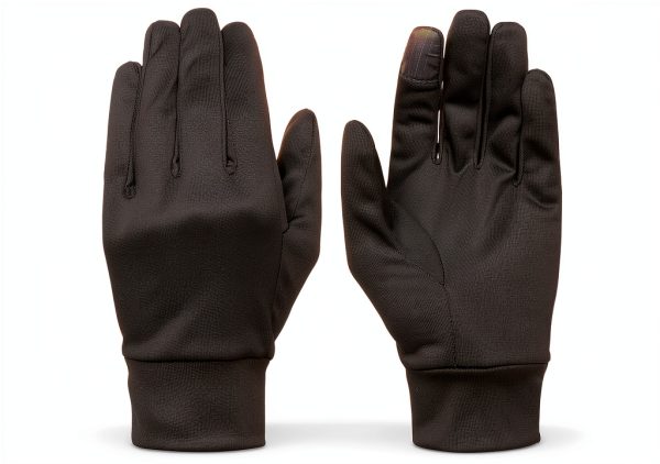 Roxy Womens Ski Gloves True Black Spandex Touchscreen-0