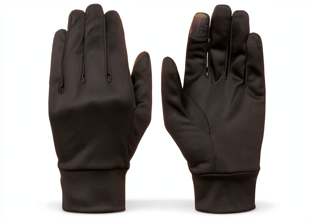 Roxy womens ski gloves in True Black showing material and fit