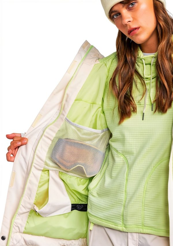 Roxy Womens Hoodie Jacket Waterproof Breathable Mountain-8