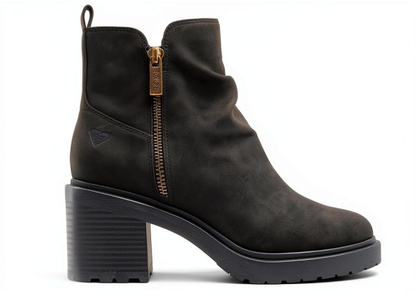 Roxy Womens Ankle Boots Synthetic Block Heel Round Toe-2