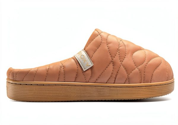 Roxy Womens Slippers Quilted Textile Comfortable Slip On-4