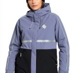 Roxy Womens Snowboarding Jacket Waterproof Breathable Hoodie-0