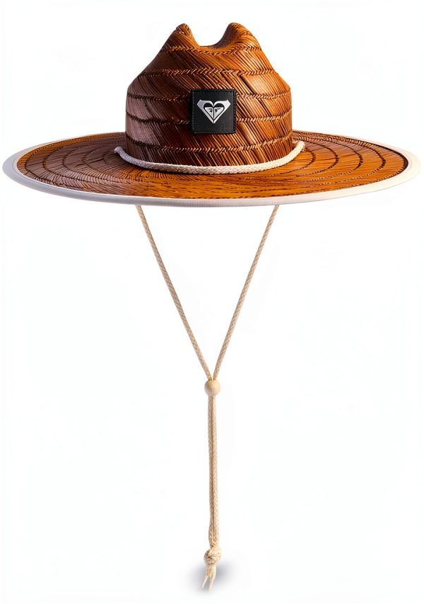 Roxy Straw Sun Hat Womens Wide Brim UV Protection-0