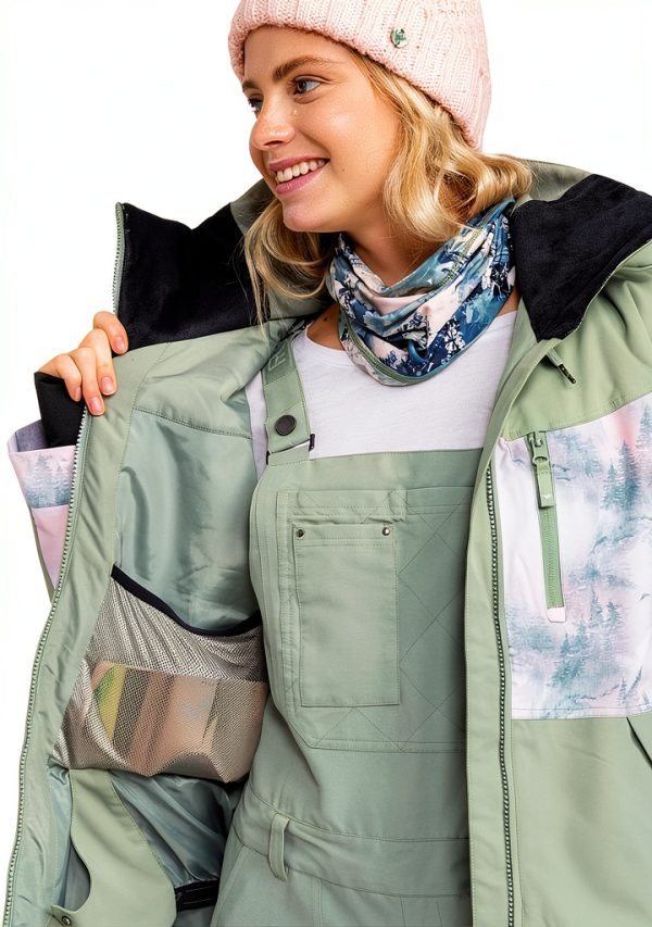 Roxy Womens Parka Waterproof Breathable Winter Jacket-3