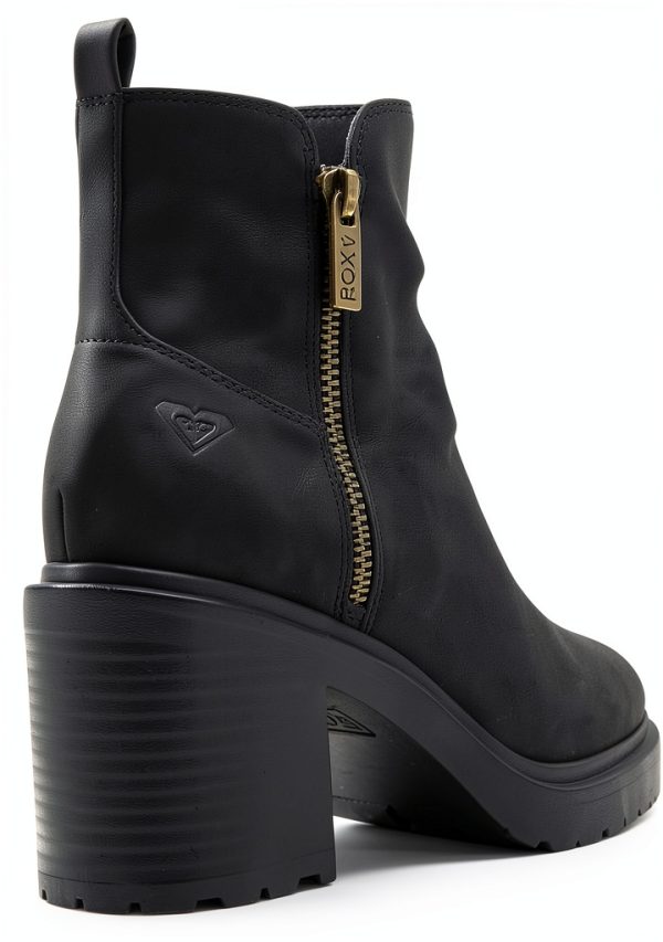 Roxy Womens Ankle Boots Synthetic Block Heel Round Toe-1