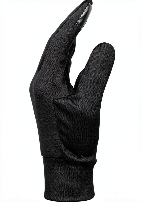 Roxy Womens Ski Gloves True Black Spandex Touchscreen-1