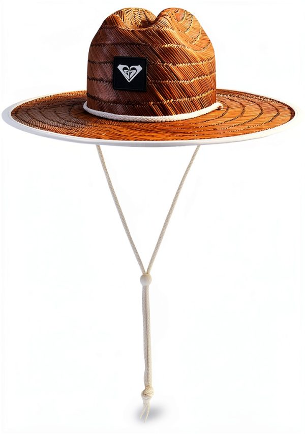 Roxy Straw Sun Hat Womens Wide Brim UV Protection-4