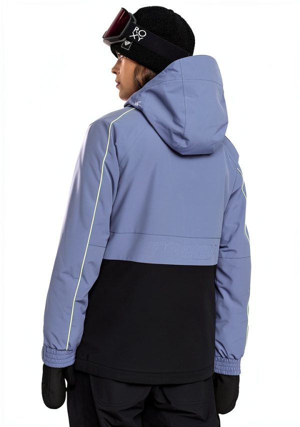 Roxy Womens Snowboarding Jacket Waterproof Breathable Hoodie-5
