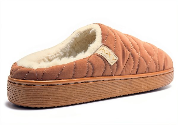 Roxy Womens Slippers Quilted Textile Comfortable Slip On-1