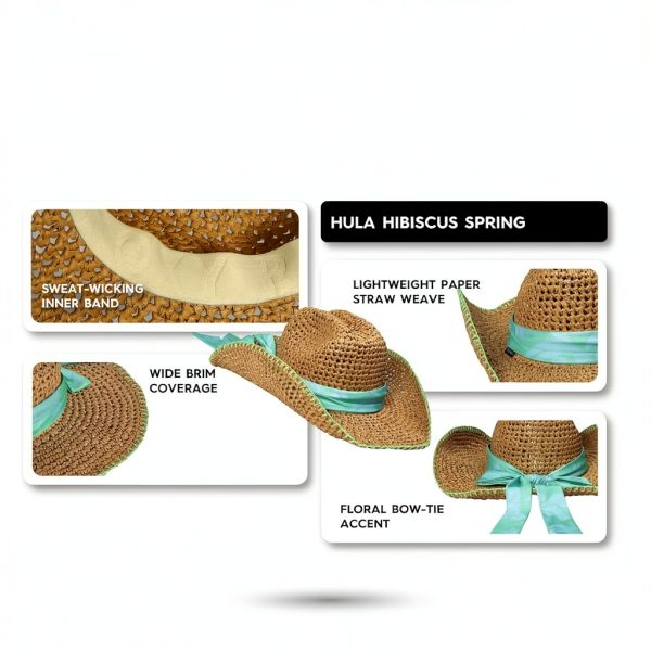 Roxy Womens Sun Hat Pull On Design UV Protection-6