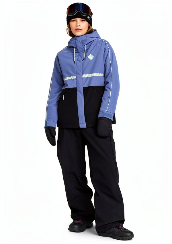 Roxy Womens Snowboarding Jacket Waterproof Breathable Hoodie-3