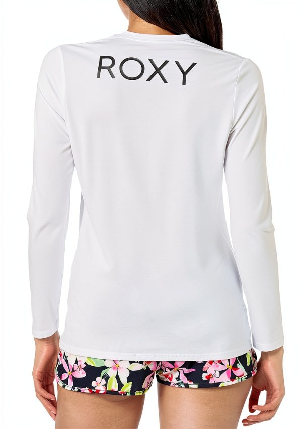 Roxy Womens Rash Guard UPF 50 Quick Dry Long Sleeve Shirt-1