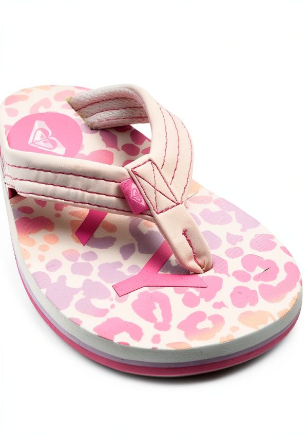 Roxy Girls Sandals Summer Flip Flops Water Friendly-3