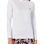 Roxy Womens Rash Guard UPF 50 Quick Dry Long Sleeve Shirt-0